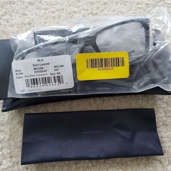 SAINT LAURENT Men's SL344 56mm Optical Frames - Picture 8 of 10